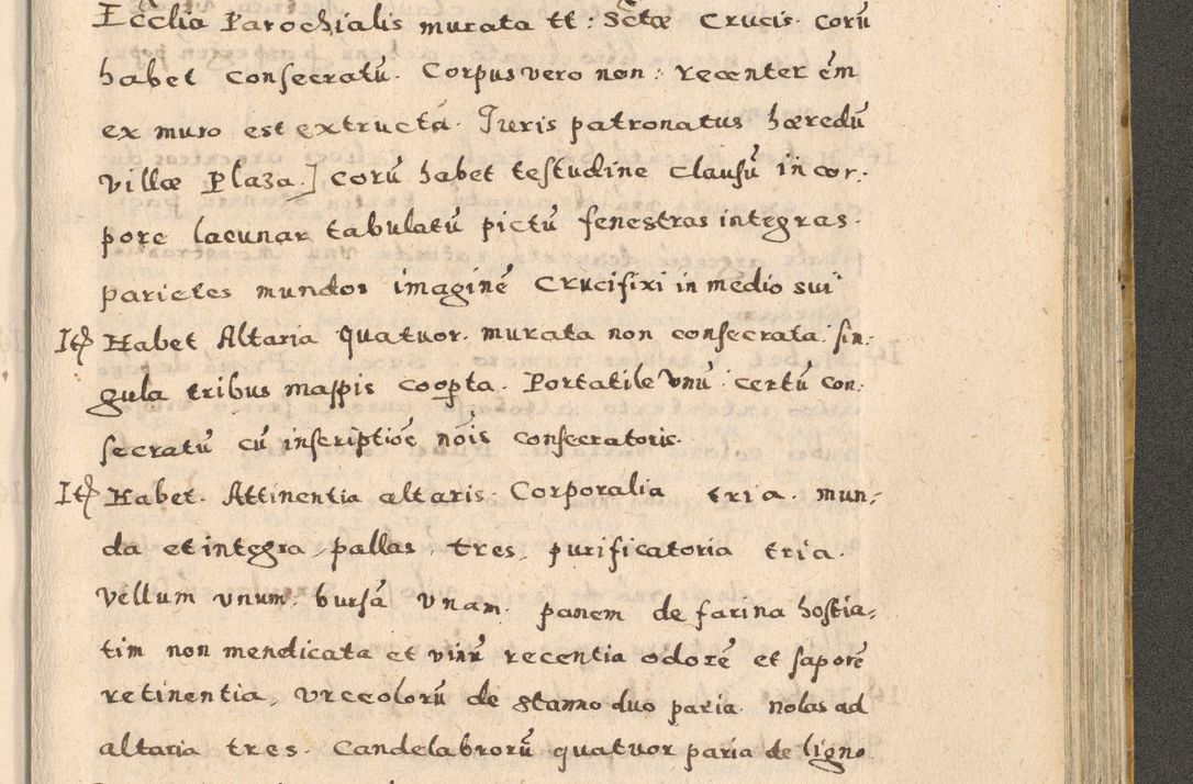 Zdjęcie nr 275 dla obiektu archiwalnego: Acta visitationis exterioris decanatuum Oswiecimensis, Novi Montis, Zatoriensis et Skamnesis ad archidiaconatum Cracoviensem pertinentium per R. D. Christophorum Kazimirski, nominatum episcopum Kijoviensem et praepositum Tarnoviensem ex commissione Illustr. Principis D. Georgii, divina miseratione S.R.E. tituli s. Sixti cardinalis presbiteri Radziwiłł nuncupati, episcopatus Cracoviensis administratoris perpetui, in Olica er Nieswież ducis a. D. 1598