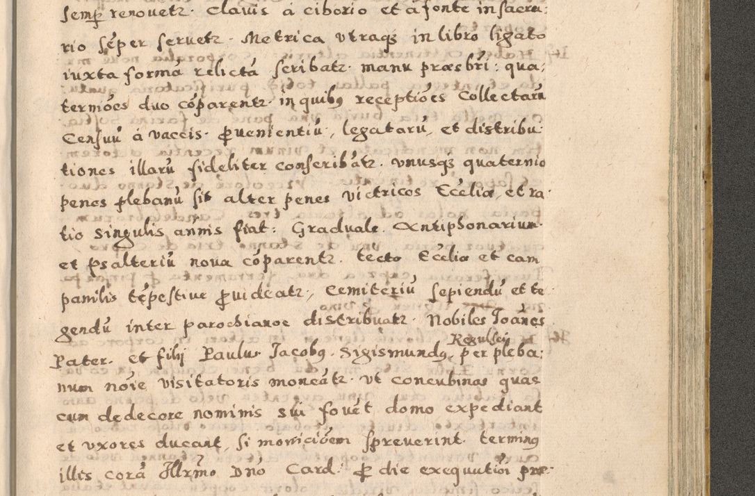 Zdjęcie nr 269 dla obiektu archiwalnego: Acta visitationis exterioris decanatuum Oswiecimensis, Novi Montis, Zatoriensis et Skamnesis ad archidiaconatum Cracoviensem pertinentium per R. D. Christophorum Kazimirski, nominatum episcopum Kijoviensem et praepositum Tarnoviensem ex commissione Illustr. Principis D. Georgii, divina miseratione S.R.E. tituli s. Sixti cardinalis presbiteri Radziwiłł nuncupati, episcopatus Cracoviensis administratoris perpetui, in Olica er Nieswież ducis a. D. 1598