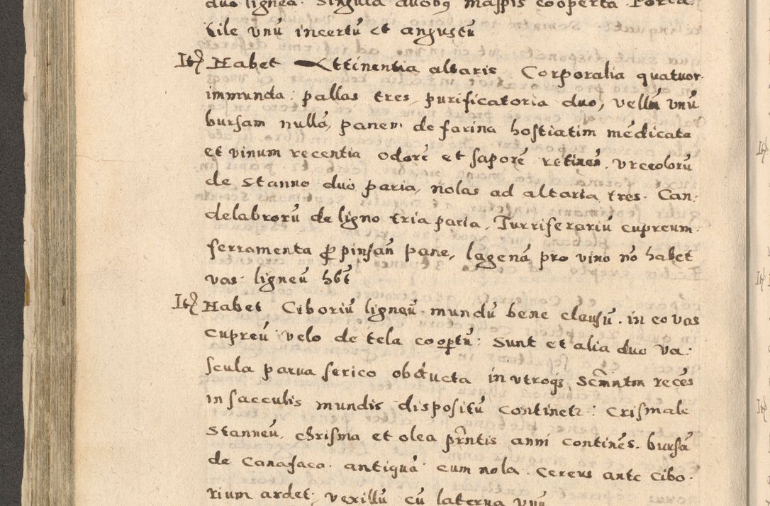 Zdjęcie nr 266 dla obiektu archiwalnego: Acta visitationis exterioris decanatuum Oswiecimensis, Novi Montis, Zatoriensis et Skamnesis ad archidiaconatum Cracoviensem pertinentium per R. D. Christophorum Kazimirski, nominatum episcopum Kijoviensem et praepositum Tarnoviensem ex commissione Illustr. Principis D. Georgii, divina miseratione S.R.E. tituli s. Sixti cardinalis presbiteri Radziwiłł nuncupati, episcopatus Cracoviensis administratoris perpetui, in Olica er Nieswież ducis a. D. 1598