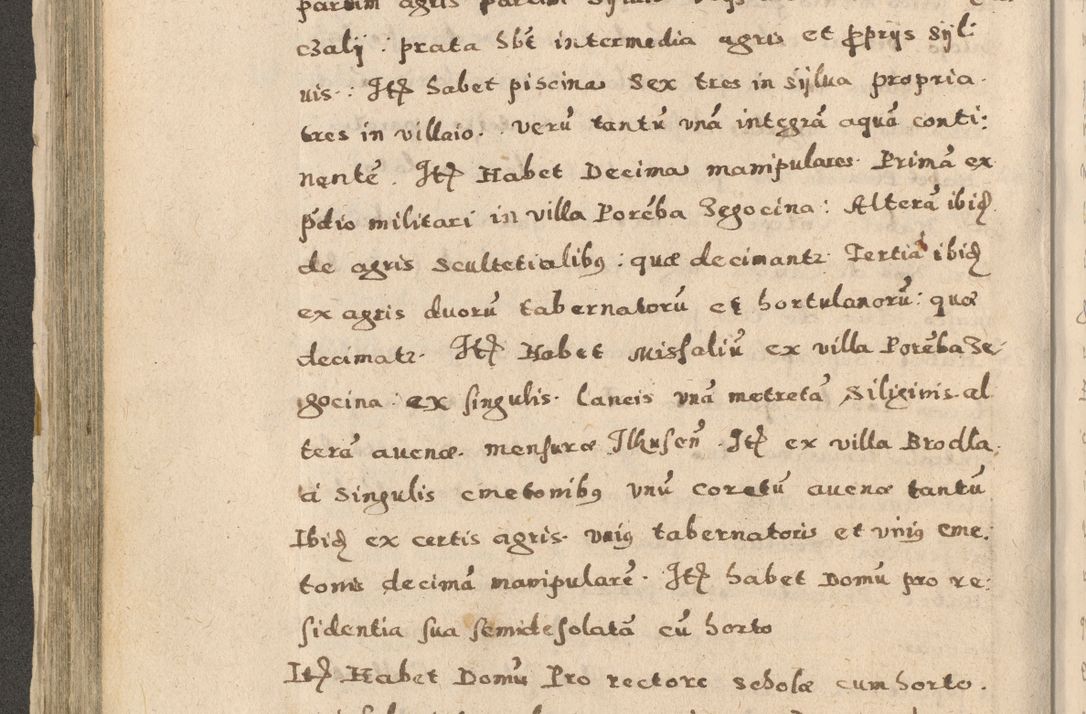 Zdjęcie nr 264 dla obiektu archiwalnego: Acta visitationis exterioris decanatuum Oswiecimensis, Novi Montis, Zatoriensis et Skamnesis ad archidiaconatum Cracoviensem pertinentium per R. D. Christophorum Kazimirski, nominatum episcopum Kijoviensem et praepositum Tarnoviensem ex commissione Illustr. Principis D. Georgii, divina miseratione S.R.E. tituli s. Sixti cardinalis presbiteri Radziwiłł nuncupati, episcopatus Cracoviensis administratoris perpetui, in Olica er Nieswież ducis a. D. 1598