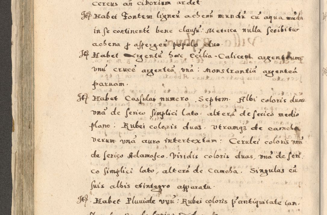 Zdjęcie nr 254 dla obiektu archiwalnego: Acta visitationis exterioris decanatuum Oswiecimensis, Novi Montis, Zatoriensis et Skamnesis ad archidiaconatum Cracoviensem pertinentium per R. D. Christophorum Kazimirski, nominatum episcopum Kijoviensem et praepositum Tarnoviensem ex commissione Illustr. Principis D. Georgii, divina miseratione S.R.E. tituli s. Sixti cardinalis presbiteri Radziwiłł nuncupati, episcopatus Cracoviensis administratoris perpetui, in Olica er Nieswież ducis a. D. 1598