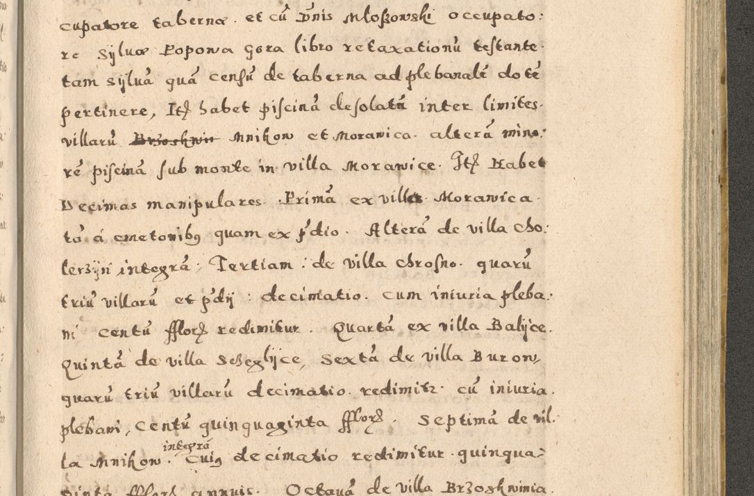 Zdjęcie nr 241 dla obiektu archiwalnego: Acta visitationis exterioris decanatuum Oswiecimensis, Novi Montis, Zatoriensis et Skamnesis ad archidiaconatum Cracoviensem pertinentium per R. D. Christophorum Kazimirski, nominatum episcopum Kijoviensem et praepositum Tarnoviensem ex commissione Illustr. Principis D. Georgii, divina miseratione S.R.E. tituli s. Sixti cardinalis presbiteri Radziwiłł nuncupati, episcopatus Cracoviensis administratoris perpetui, in Olica er Nieswież ducis a. D. 1598