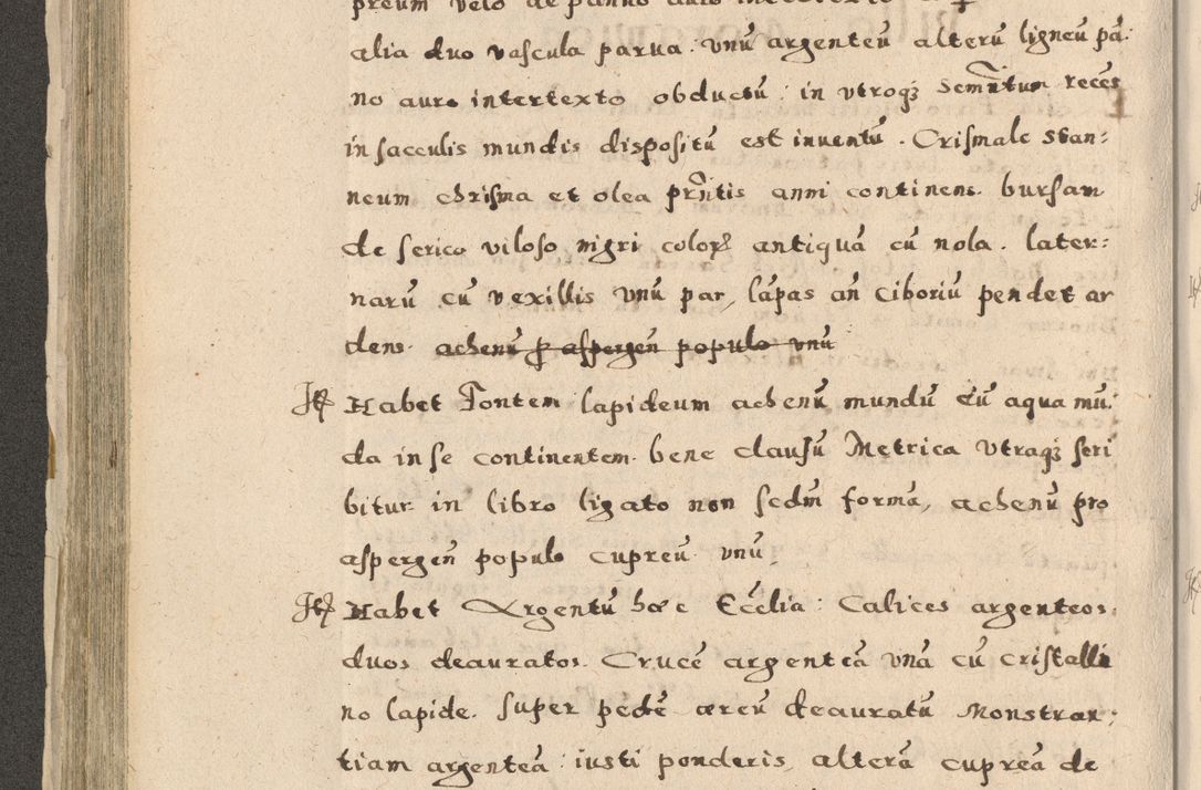 Zdjęcie nr 238 dla obiektu archiwalnego: Acta visitationis exterioris decanatuum Oswiecimensis, Novi Montis, Zatoriensis et Skamnesis ad archidiaconatum Cracoviensem pertinentium per R. D. Christophorum Kazimirski, nominatum episcopum Kijoviensem et praepositum Tarnoviensem ex commissione Illustr. Principis D. Georgii, divina miseratione S.R.E. tituli s. Sixti cardinalis presbiteri Radziwiłł nuncupati, episcopatus Cracoviensis administratoris perpetui, in Olica er Nieswież ducis a. D. 1598