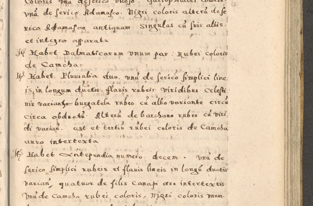 Zdjęcie nr 239 dla obiektu archiwalnego: Acta visitationis exterioris decanatuum Oswiecimensis, Novi Montis, Zatoriensis et Skamnesis ad archidiaconatum Cracoviensem pertinentium per R. D. Christophorum Kazimirski, nominatum episcopum Kijoviensem et praepositum Tarnoviensem ex commissione Illustr. Principis D. Georgii, divina miseratione S.R.E. tituli s. Sixti cardinalis presbiteri Radziwiłł nuncupati, episcopatus Cracoviensis administratoris perpetui, in Olica er Nieswież ducis a. D. 1598