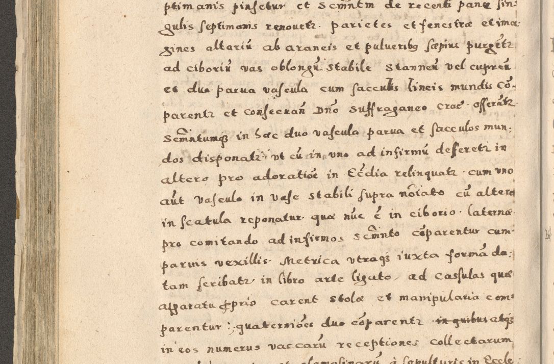 Zdjęcie nr 236 dla obiektu archiwalnego: Acta visitationis exterioris decanatuum Oswiecimensis, Novi Montis, Zatoriensis et Skamnesis ad archidiaconatum Cracoviensem pertinentium per R. D. Christophorum Kazimirski, nominatum episcopum Kijoviensem et praepositum Tarnoviensem ex commissione Illustr. Principis D. Georgii, divina miseratione S.R.E. tituli s. Sixti cardinalis presbiteri Radziwiłł nuncupati, episcopatus Cracoviensis administratoris perpetui, in Olica er Nieswież ducis a. D. 1598