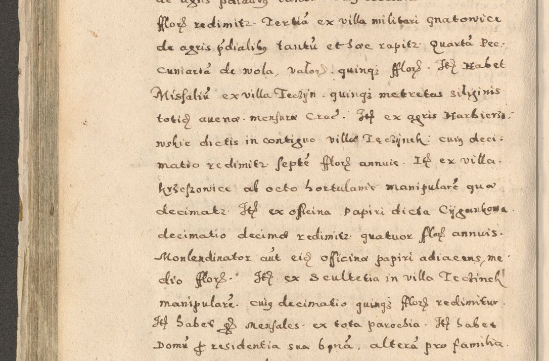 Zdjęcie nr 230 dla obiektu archiwalnego: Acta visitationis exterioris decanatuum Oswiecimensis, Novi Montis, Zatoriensis et Skamnesis ad archidiaconatum Cracoviensem pertinentium per R. D. Christophorum Kazimirski, nominatum episcopum Kijoviensem et praepositum Tarnoviensem ex commissione Illustr. Principis D. Georgii, divina miseratione S.R.E. tituli s. Sixti cardinalis presbiteri Radziwiłł nuncupati, episcopatus Cracoviensis administratoris perpetui, in Olica er Nieswież ducis a. D. 1598