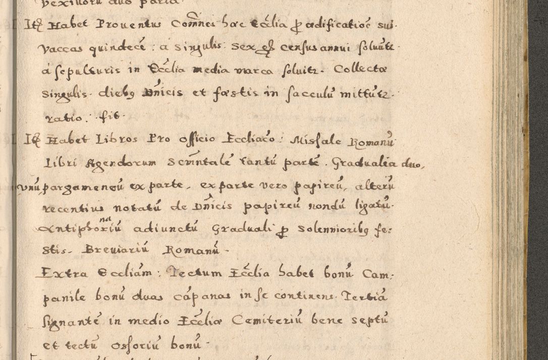Zdjęcie nr 229 dla obiektu archiwalnego: Acta visitationis exterioris decanatuum Oswiecimensis, Novi Montis, Zatoriensis et Skamnesis ad archidiaconatum Cracoviensem pertinentium per R. D. Christophorum Kazimirski, nominatum episcopum Kijoviensem et praepositum Tarnoviensem ex commissione Illustr. Principis D. Georgii, divina miseratione S.R.E. tituli s. Sixti cardinalis presbiteri Radziwiłł nuncupati, episcopatus Cracoviensis administratoris perpetui, in Olica er Nieswież ducis a. D. 1598