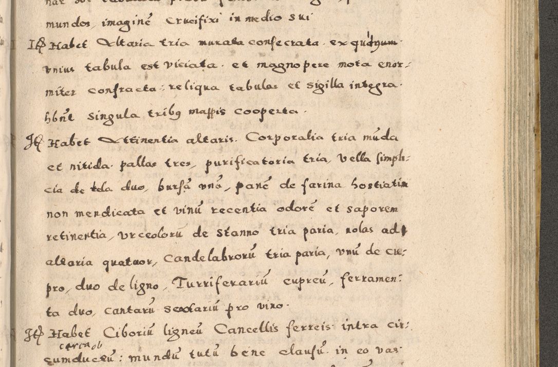 Zdjęcie nr 223 dla obiektu archiwalnego: Acta visitationis exterioris decanatuum Oswiecimensis, Novi Montis, Zatoriensis et Skamnesis ad archidiaconatum Cracoviensem pertinentium per R. D. Christophorum Kazimirski, nominatum episcopum Kijoviensem et praepositum Tarnoviensem ex commissione Illustr. Principis D. Georgii, divina miseratione S.R.E. tituli s. Sixti cardinalis presbiteri Radziwiłł nuncupati, episcopatus Cracoviensis administratoris perpetui, in Olica er Nieswież ducis a. D. 1598