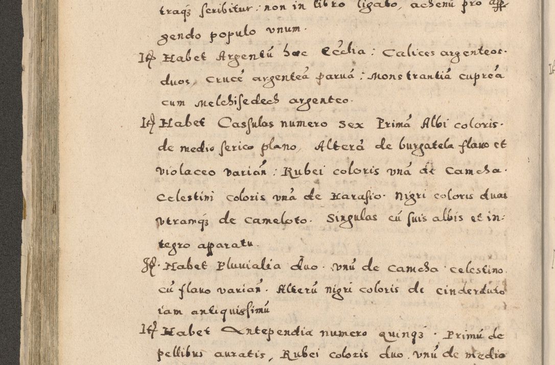 Zdjęcie nr 224 dla obiektu archiwalnego: Acta visitationis exterioris decanatuum Oswiecimensis, Novi Montis, Zatoriensis et Skamnesis ad archidiaconatum Cracoviensem pertinentium per R. D. Christophorum Kazimirski, nominatum episcopum Kijoviensem et praepositum Tarnoviensem ex commissione Illustr. Principis D. Georgii, divina miseratione S.R.E. tituli s. Sixti cardinalis presbiteri Radziwiłł nuncupati, episcopatus Cracoviensis administratoris perpetui, in Olica er Nieswież ducis a. D. 1598