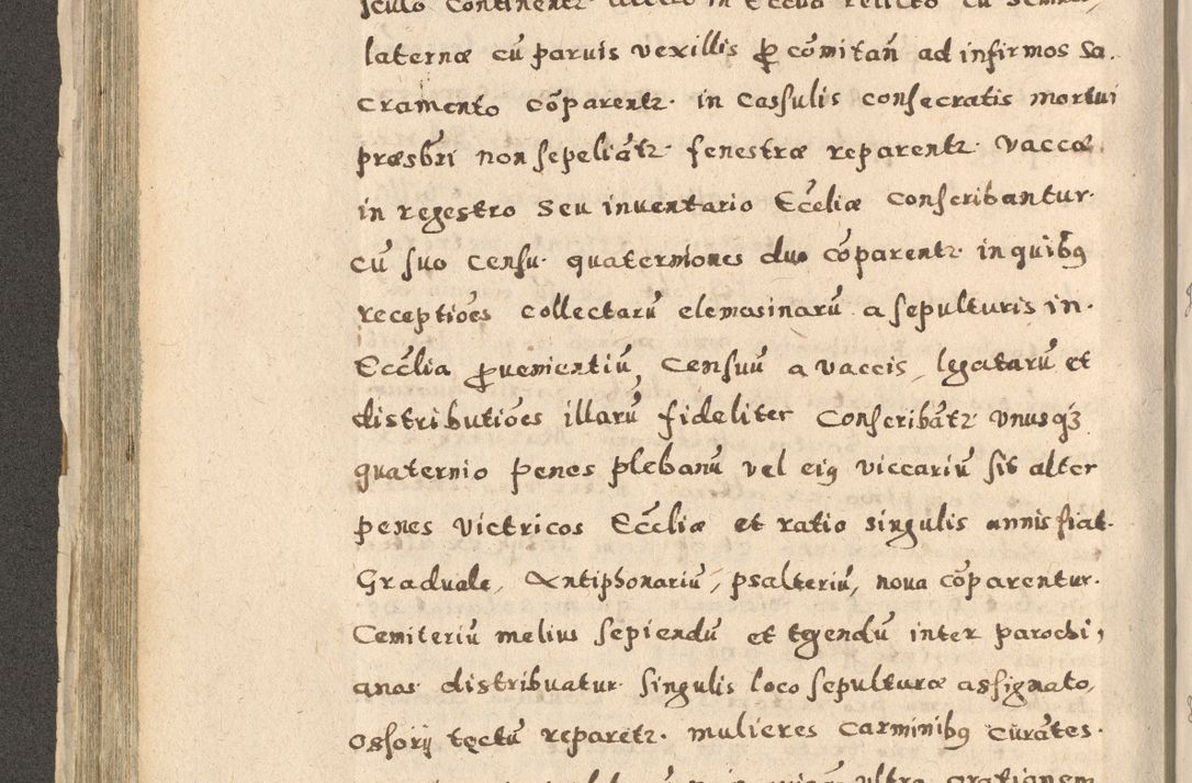 Zdjęcie nr 222 dla obiektu archiwalnego: Acta visitationis exterioris decanatuum Oswiecimensis, Novi Montis, Zatoriensis et Skamnesis ad archidiaconatum Cracoviensem pertinentium per R. D. Christophorum Kazimirski, nominatum episcopum Kijoviensem et praepositum Tarnoviensem ex commissione Illustr. Principis D. Georgii, divina miseratione S.R.E. tituli s. Sixti cardinalis presbiteri Radziwiłł nuncupati, episcopatus Cracoviensis administratoris perpetui, in Olica er Nieswież ducis a. D. 1598