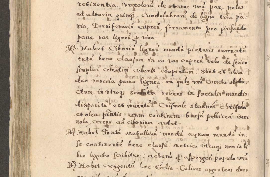 Zdjęcie nr 208 dla obiektu archiwalnego: Acta visitationis exterioris decanatuum Oswiecimensis, Novi Montis, Zatoriensis et Skamnesis ad archidiaconatum Cracoviensem pertinentium per R. D. Christophorum Kazimirski, nominatum episcopum Kijoviensem et praepositum Tarnoviensem ex commissione Illustr. Principis D. Georgii, divina miseratione S.R.E. tituli s. Sixti cardinalis presbiteri Radziwiłł nuncupati, episcopatus Cracoviensis administratoris perpetui, in Olica er Nieswież ducis a. D. 1598