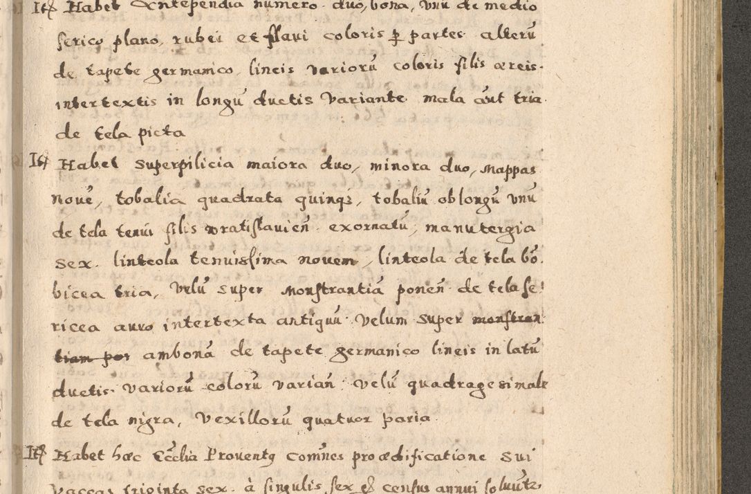 Zdjęcie nr 209 dla obiektu archiwalnego: Acta visitationis exterioris decanatuum Oswiecimensis, Novi Montis, Zatoriensis et Skamnesis ad archidiaconatum Cracoviensem pertinentium per R. D. Christophorum Kazimirski, nominatum episcopum Kijoviensem et praepositum Tarnoviensem ex commissione Illustr. Principis D. Georgii, divina miseratione S.R.E. tituli s. Sixti cardinalis presbiteri Radziwiłł nuncupati, episcopatus Cracoviensis administratoris perpetui, in Olica er Nieswież ducis a. D. 1598