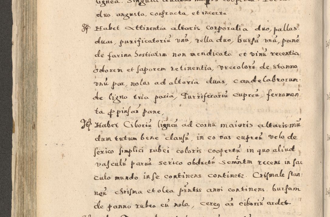 Zdjęcie nr 204 dla obiektu archiwalnego: Acta visitationis exterioris decanatuum Oswiecimensis, Novi Montis, Zatoriensis et Skamnesis ad archidiaconatum Cracoviensem pertinentium per R. D. Christophorum Kazimirski, nominatum episcopum Kijoviensem et praepositum Tarnoviensem ex commissione Illustr. Principis D. Georgii, divina miseratione S.R.E. tituli s. Sixti cardinalis presbiteri Radziwiłł nuncupati, episcopatus Cracoviensis administratoris perpetui, in Olica er Nieswież ducis a. D. 1598