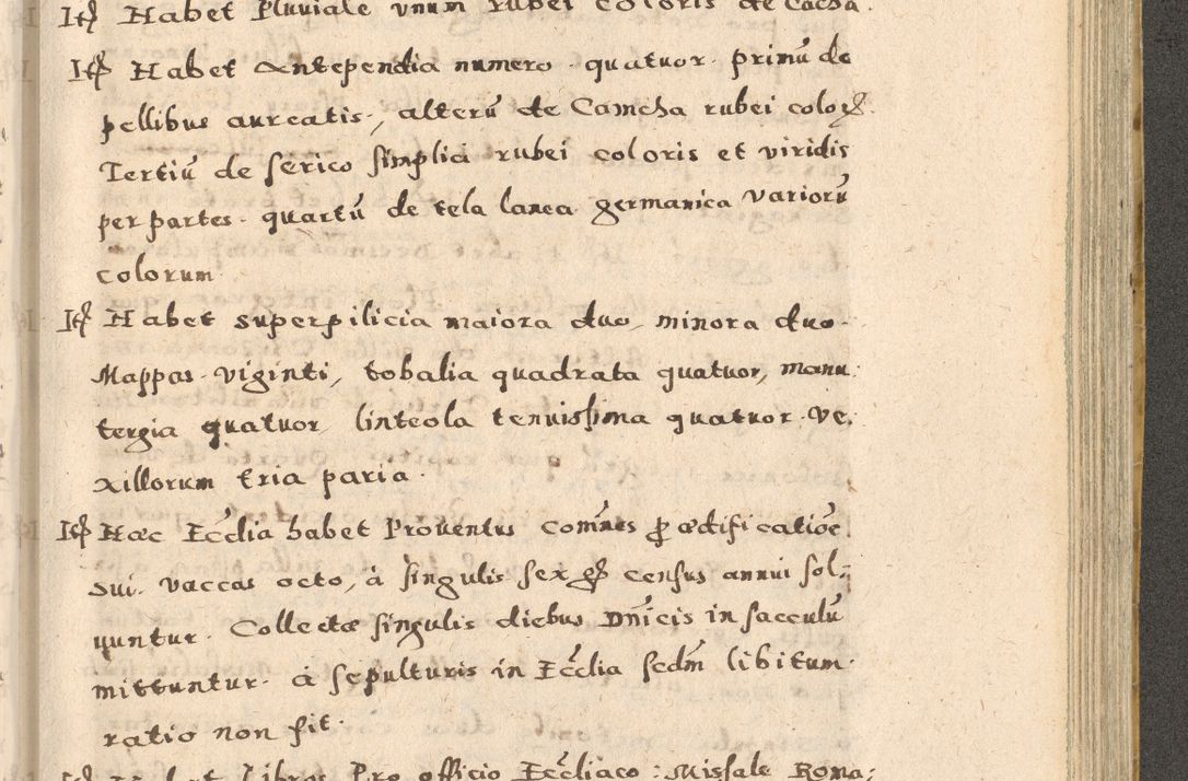 Zdjęcie nr 201 dla obiektu archiwalnego: Acta visitationis exterioris decanatuum Oswiecimensis, Novi Montis, Zatoriensis et Skamnesis ad archidiaconatum Cracoviensem pertinentium per R. D. Christophorum Kazimirski, nominatum episcopum Kijoviensem et praepositum Tarnoviensem ex commissione Illustr. Principis D. Georgii, divina miseratione S.R.E. tituli s. Sixti cardinalis presbiteri Radziwiłł nuncupati, episcopatus Cracoviensis administratoris perpetui, in Olica er Nieswież ducis a. D. 1598