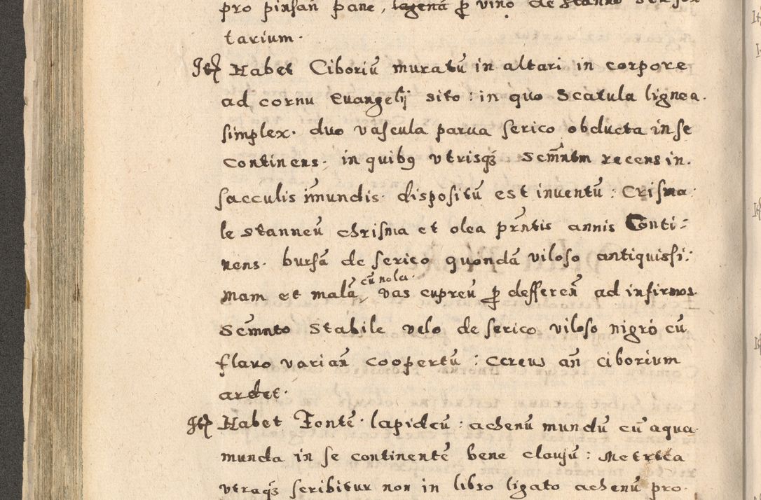 Zdjęcie nr 200 dla obiektu archiwalnego: Acta visitationis exterioris decanatuum Oswiecimensis, Novi Montis, Zatoriensis et Skamnesis ad archidiaconatum Cracoviensem pertinentium per R. D. Christophorum Kazimirski, nominatum episcopum Kijoviensem et praepositum Tarnoviensem ex commissione Illustr. Principis D. Georgii, divina miseratione S.R.E. tituli s. Sixti cardinalis presbiteri Radziwiłł nuncupati, episcopatus Cracoviensis administratoris perpetui, in Olica er Nieswież ducis a. D. 1598
