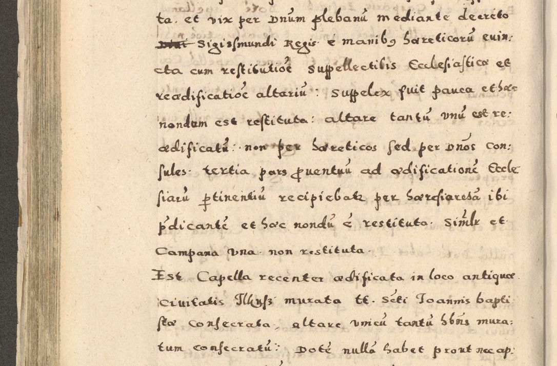 Zdjęcie nr 192 dla obiektu archiwalnego: Acta visitationis exterioris decanatuum Oswiecimensis, Novi Montis, Zatoriensis et Skamnesis ad archidiaconatum Cracoviensem pertinentium per R. D. Christophorum Kazimirski, nominatum episcopum Kijoviensem et praepositum Tarnoviensem ex commissione Illustr. Principis D. Georgii, divina miseratione S.R.E. tituli s. Sixti cardinalis presbiteri Radziwiłł nuncupati, episcopatus Cracoviensis administratoris perpetui, in Olica er Nieswież ducis a. D. 1598