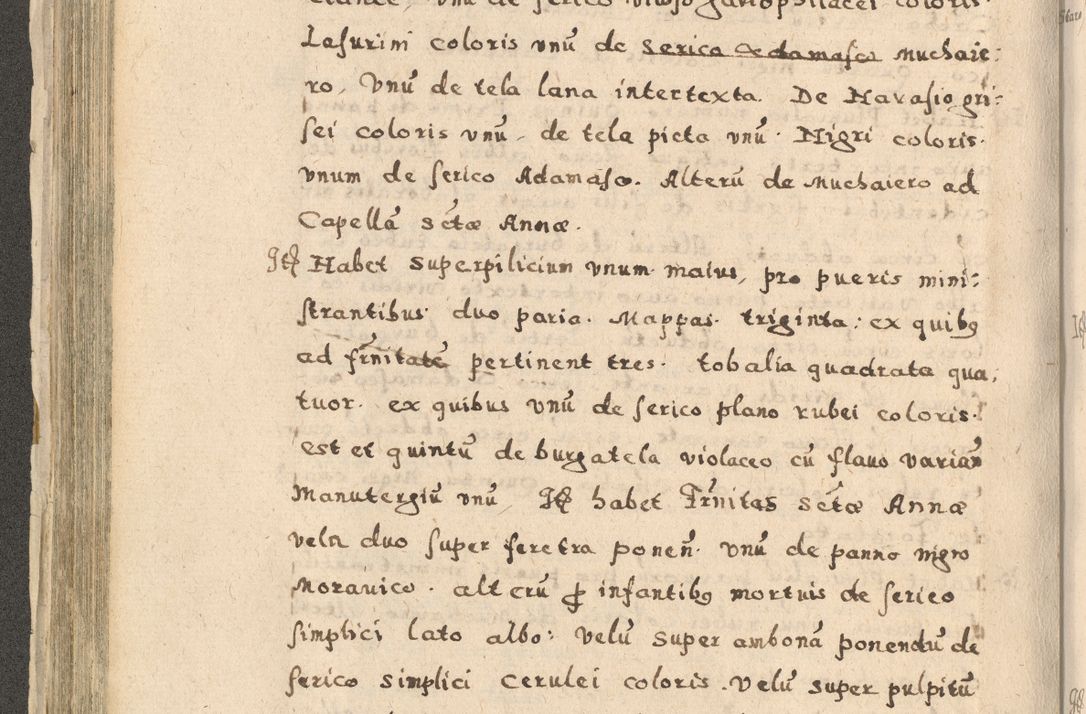 Zdjęcie nr 180 dla obiektu archiwalnego: Acta visitationis exterioris decanatuum Oswiecimensis, Novi Montis, Zatoriensis et Skamnesis ad archidiaconatum Cracoviensem pertinentium per R. D. Christophorum Kazimirski, nominatum episcopum Kijoviensem et praepositum Tarnoviensem ex commissione Illustr. Principis D. Georgii, divina miseratione S.R.E. tituli s. Sixti cardinalis presbiteri Radziwiłł nuncupati, episcopatus Cracoviensis administratoris perpetui, in Olica er Nieswież ducis a. D. 1598