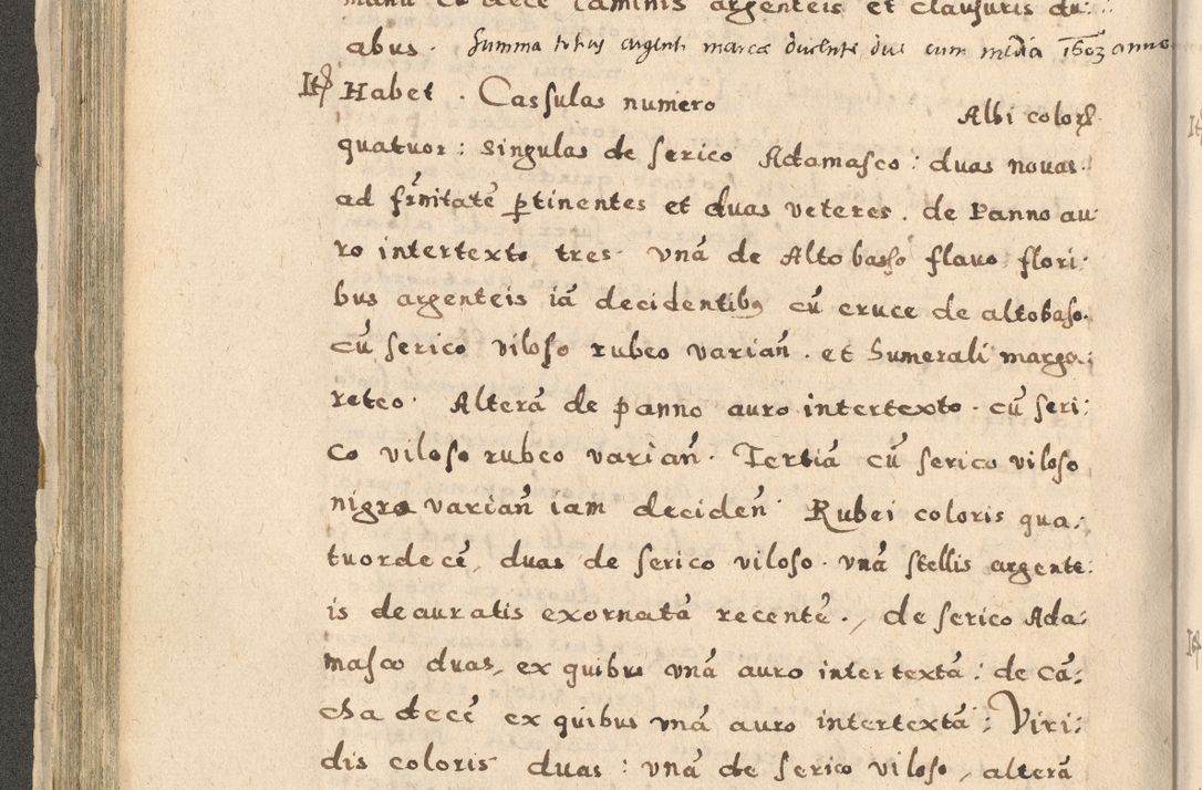 Zdjęcie nr 178 dla obiektu archiwalnego: Acta visitationis exterioris decanatuum Oswiecimensis, Novi Montis, Zatoriensis et Skamnesis ad archidiaconatum Cracoviensem pertinentium per R. D. Christophorum Kazimirski, nominatum episcopum Kijoviensem et praepositum Tarnoviensem ex commissione Illustr. Principis D. Georgii, divina miseratione S.R.E. tituli s. Sixti cardinalis presbiteri Radziwiłł nuncupati, episcopatus Cracoviensis administratoris perpetui, in Olica er Nieswież ducis a. D. 1598