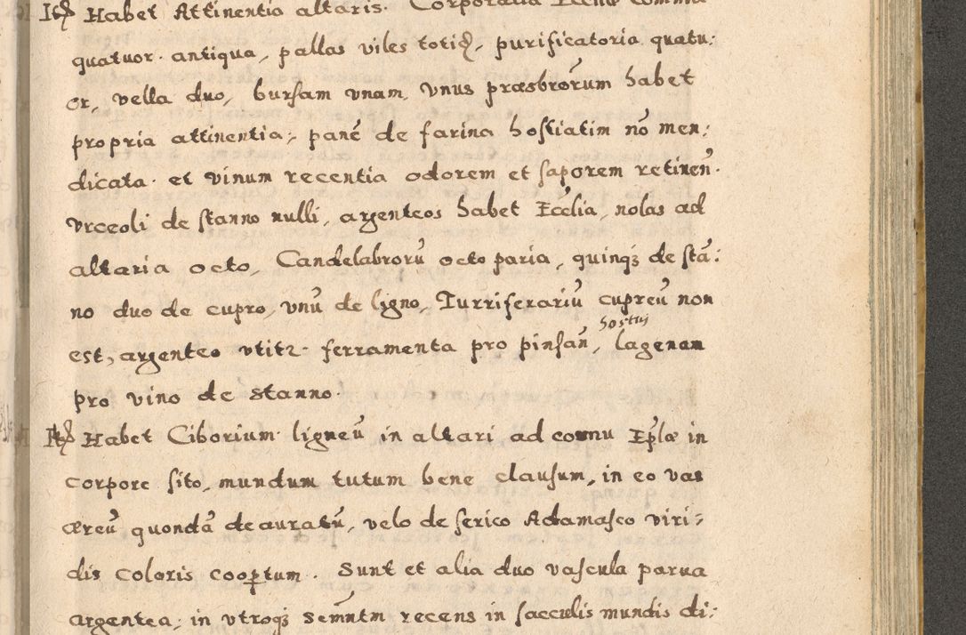 Zdjęcie nr 175 dla obiektu archiwalnego: Acta visitationis exterioris decanatuum Oswiecimensis, Novi Montis, Zatoriensis et Skamnesis ad archidiaconatum Cracoviensem pertinentium per R. D. Christophorum Kazimirski, nominatum episcopum Kijoviensem et praepositum Tarnoviensem ex commissione Illustr. Principis D. Georgii, divina miseratione S.R.E. tituli s. Sixti cardinalis presbiteri Radziwiłł nuncupati, episcopatus Cracoviensis administratoris perpetui, in Olica er Nieswież ducis a. D. 1598