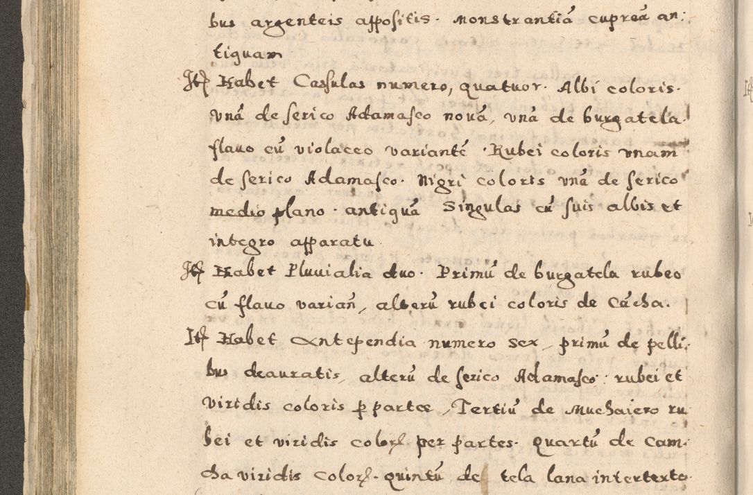 Zdjęcie nr 170 dla obiektu archiwalnego: Acta visitationis exterioris decanatuum Oswiecimensis, Novi Montis, Zatoriensis et Skamnesis ad archidiaconatum Cracoviensem pertinentium per R. D. Christophorum Kazimirski, nominatum episcopum Kijoviensem et praepositum Tarnoviensem ex commissione Illustr. Principis D. Georgii, divina miseratione S.R.E. tituli s. Sixti cardinalis presbiteri Radziwiłł nuncupati, episcopatus Cracoviensis administratoris perpetui, in Olica er Nieswież ducis a. D. 1598