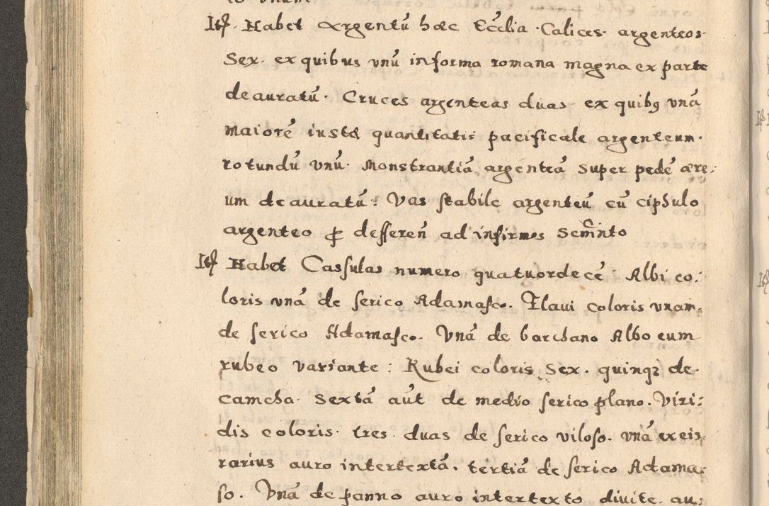 Zdjęcie nr 162 dla obiektu archiwalnego: Acta visitationis exterioris decanatuum Oswiecimensis, Novi Montis, Zatoriensis et Skamnesis ad archidiaconatum Cracoviensem pertinentium per R. D. Christophorum Kazimirski, nominatum episcopum Kijoviensem et praepositum Tarnoviensem ex commissione Illustr. Principis D. Georgii, divina miseratione S.R.E. tituli s. Sixti cardinalis presbiteri Radziwiłł nuncupati, episcopatus Cracoviensis administratoris perpetui, in Olica er Nieswież ducis a. D. 1598