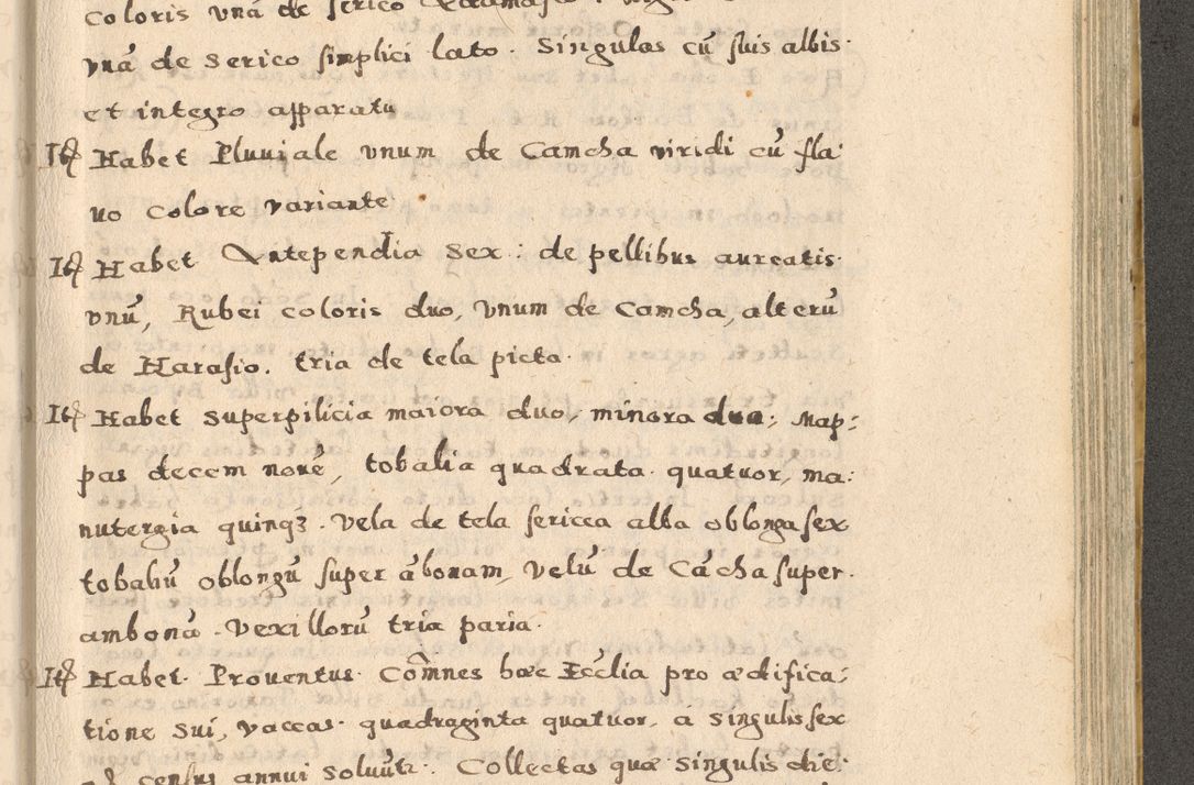 Zdjęcie nr 157 dla obiektu archiwalnego: Acta visitationis exterioris decanatuum Oswiecimensis, Novi Montis, Zatoriensis et Skamnesis ad archidiaconatum Cracoviensem pertinentium per R. D. Christophorum Kazimirski, nominatum episcopum Kijoviensem et praepositum Tarnoviensem ex commissione Illustr. Principis D. Georgii, divina miseratione S.R.E. tituli s. Sixti cardinalis presbiteri Radziwiłł nuncupati, episcopatus Cracoviensis administratoris perpetui, in Olica er Nieswież ducis a. D. 1598