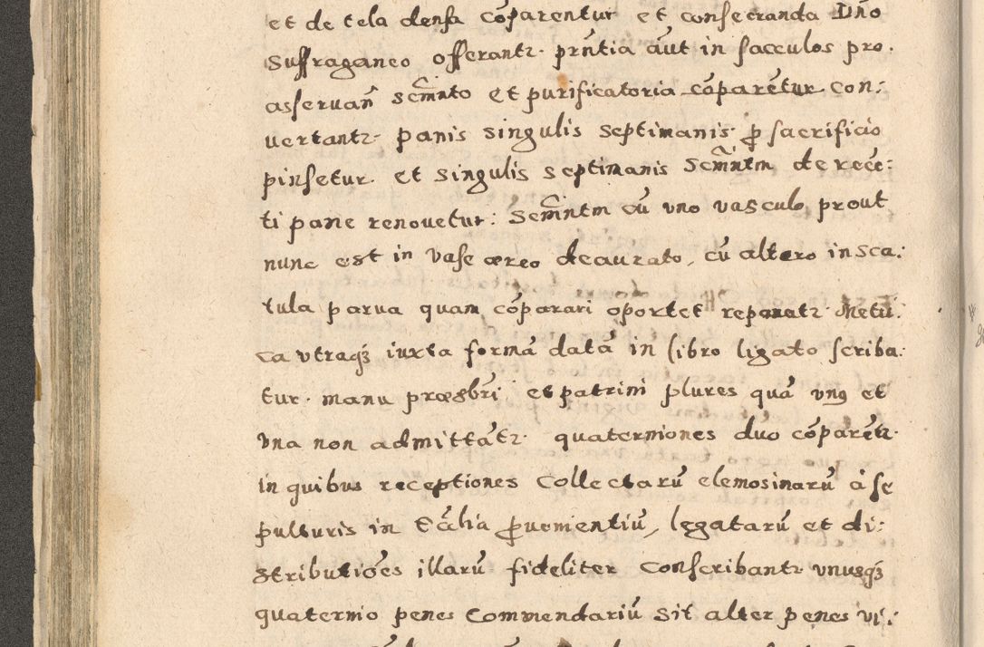Zdjęcie nr 154 dla obiektu archiwalnego: Acta visitationis exterioris decanatuum Oswiecimensis, Novi Montis, Zatoriensis et Skamnesis ad archidiaconatum Cracoviensem pertinentium per R. D. Christophorum Kazimirski, nominatum episcopum Kijoviensem et praepositum Tarnoviensem ex commissione Illustr. Principis D. Georgii, divina miseratione S.R.E. tituli s. Sixti cardinalis presbiteri Radziwiłł nuncupati, episcopatus Cracoviensis administratoris perpetui, in Olica er Nieswież ducis a. D. 1598