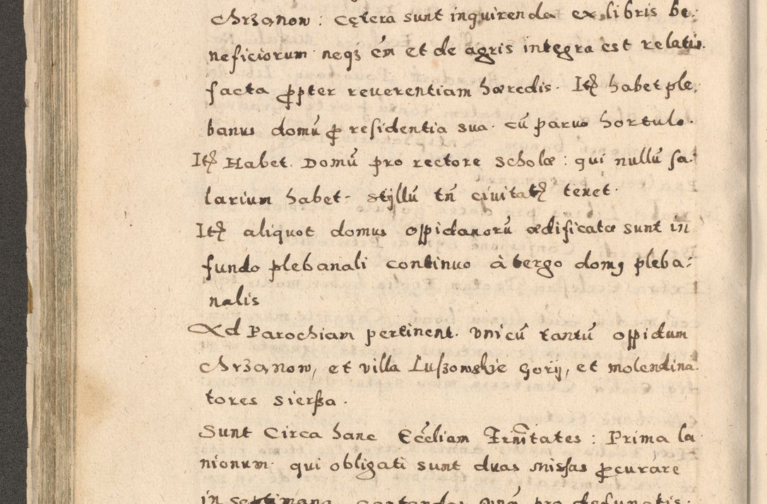 Zdjęcie nr 152 dla obiektu archiwalnego: Acta visitationis exterioris decanatuum Oswiecimensis, Novi Montis, Zatoriensis et Skamnesis ad archidiaconatum Cracoviensem pertinentium per R. D. Christophorum Kazimirski, nominatum episcopum Kijoviensem et praepositum Tarnoviensem ex commissione Illustr. Principis D. Georgii, divina miseratione S.R.E. tituli s. Sixti cardinalis presbiteri Radziwiłł nuncupati, episcopatus Cracoviensis administratoris perpetui, in Olica er Nieswież ducis a. D. 1598