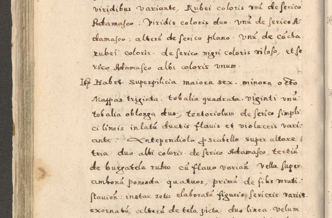 Zdjęcie nr 150 dla obiektu archiwalnego: Acta visitationis exterioris decanatuum Oswiecimensis, Novi Montis, Zatoriensis et Skamnesis ad archidiaconatum Cracoviensem pertinentium per R. D. Christophorum Kazimirski, nominatum episcopum Kijoviensem et praepositum Tarnoviensem ex commissione Illustr. Principis D. Georgii, divina miseratione S.R.E. tituli s. Sixti cardinalis presbiteri Radziwiłł nuncupati, episcopatus Cracoviensis administratoris perpetui, in Olica er Nieswież ducis a. D. 1598