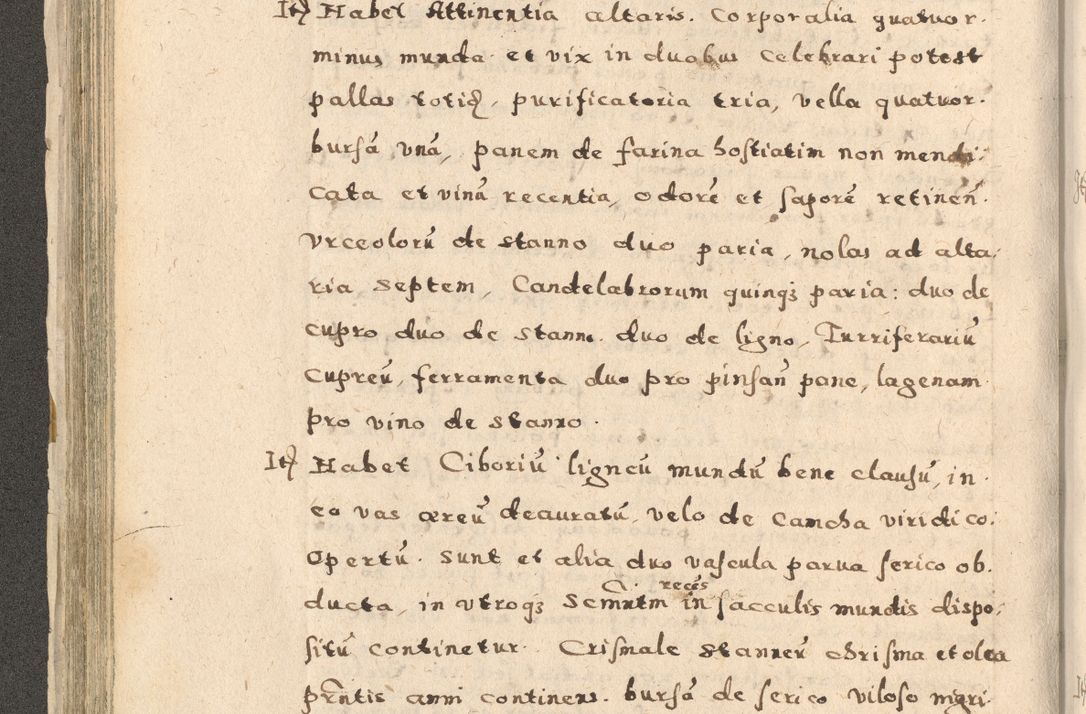 Zdjęcie nr 148 dla obiektu archiwalnego: Acta visitationis exterioris decanatuum Oswiecimensis, Novi Montis, Zatoriensis et Skamnesis ad archidiaconatum Cracoviensem pertinentium per R. D. Christophorum Kazimirski, nominatum episcopum Kijoviensem et praepositum Tarnoviensem ex commissione Illustr. Principis D. Georgii, divina miseratione S.R.E. tituli s. Sixti cardinalis presbiteri Radziwiłł nuncupati, episcopatus Cracoviensis administratoris perpetui, in Olica er Nieswież ducis a. D. 1598