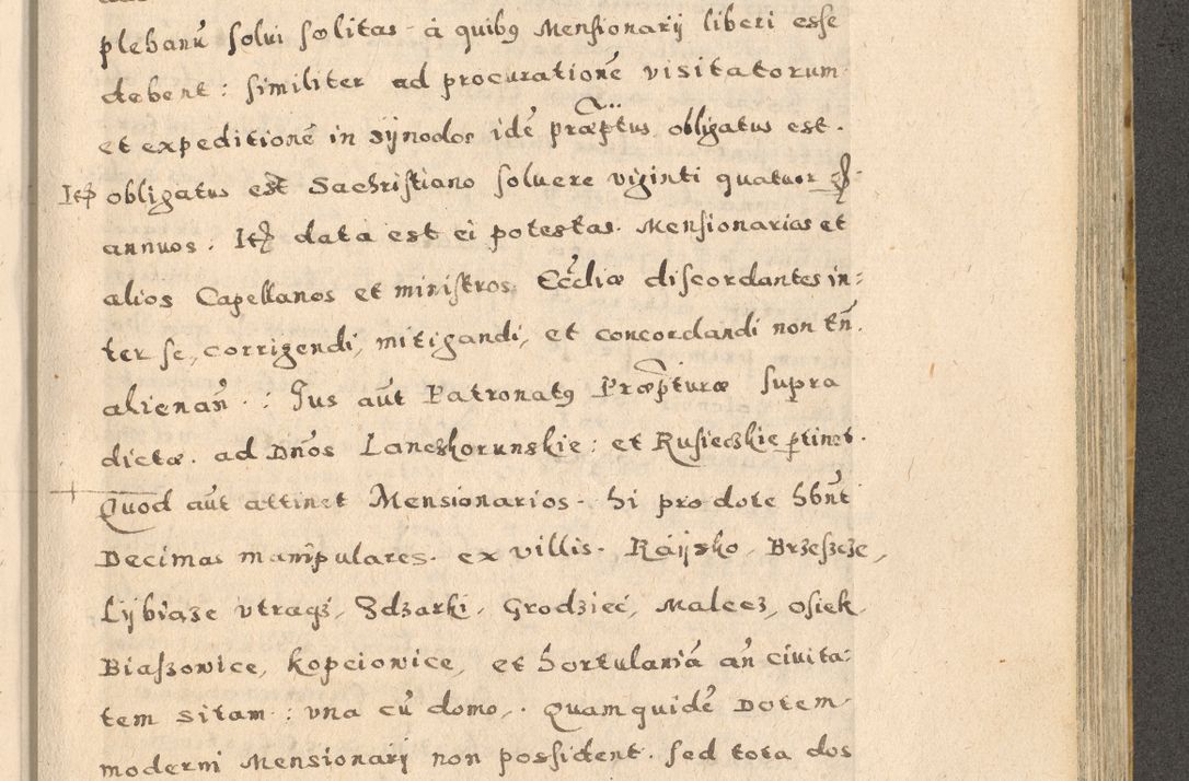 Zdjęcie nr 125 dla obiektu archiwalnego: Acta visitationis exterioris decanatuum Oswiecimensis, Novi Montis, Zatoriensis et Skamnesis ad archidiaconatum Cracoviensem pertinentium per R. D. Christophorum Kazimirski, nominatum episcopum Kijoviensem et praepositum Tarnoviensem ex commissione Illustr. Principis D. Georgii, divina miseratione S.R.E. tituli s. Sixti cardinalis presbiteri Radziwiłł nuncupati, episcopatus Cracoviensis administratoris perpetui, in Olica er Nieswież ducis a. D. 1598