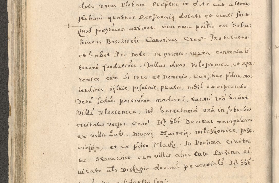 Zdjęcie nr 124 dla obiektu archiwalnego: Acta visitationis exterioris decanatuum Oswiecimensis, Novi Montis, Zatoriensis et Skamnesis ad archidiaconatum Cracoviensem pertinentium per R. D. Christophorum Kazimirski, nominatum episcopum Kijoviensem et praepositum Tarnoviensem ex commissione Illustr. Principis D. Georgii, divina miseratione S.R.E. tituli s. Sixti cardinalis presbiteri Radziwiłł nuncupati, episcopatus Cracoviensis administratoris perpetui, in Olica er Nieswież ducis a. D. 1598