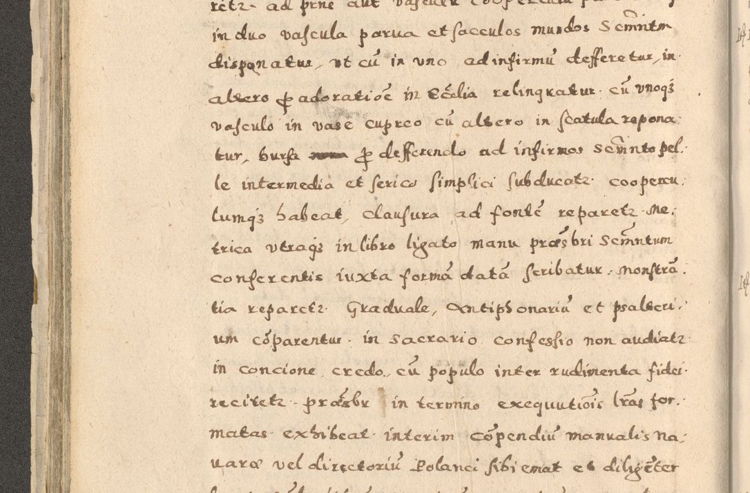 Zdjęcie nr 110 dla obiektu archiwalnego: Acta visitationis exterioris decanatuum Oswiecimensis, Novi Montis, Zatoriensis et Skamnesis ad archidiaconatum Cracoviensem pertinentium per R. D. Christophorum Kazimirski, nominatum episcopum Kijoviensem et praepositum Tarnoviensem ex commissione Illustr. Principis D. Georgii, divina miseratione S.R.E. tituli s. Sixti cardinalis presbiteri Radziwiłł nuncupati, episcopatus Cracoviensis administratoris perpetui, in Olica er Nieswież ducis a. D. 1598