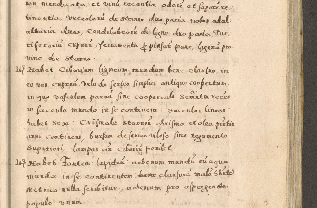 Zdjęcie nr 107 dla obiektu archiwalnego: Acta visitationis exterioris decanatuum Oswiecimensis, Novi Montis, Zatoriensis et Skamnesis ad archidiaconatum Cracoviensem pertinentium per R. D. Christophorum Kazimirski, nominatum episcopum Kijoviensem et praepositum Tarnoviensem ex commissione Illustr. Principis D. Georgii, divina miseratione S.R.E. tituli s. Sixti cardinalis presbiteri Radziwiłł nuncupati, episcopatus Cracoviensis administratoris perpetui, in Olica er Nieswież ducis a. D. 1598
