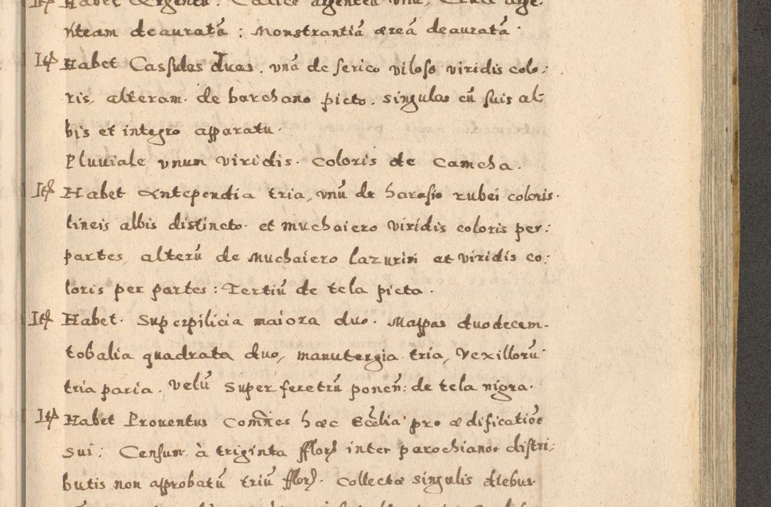 Zdjęcie nr 97 dla obiektu archiwalnego: Acta visitationis exterioris decanatuum Oswiecimensis, Novi Montis, Zatoriensis et Skamnesis ad archidiaconatum Cracoviensem pertinentium per R. D. Christophorum Kazimirski, nominatum episcopum Kijoviensem et praepositum Tarnoviensem ex commissione Illustr. Principis D. Georgii, divina miseratione S.R.E. tituli s. Sixti cardinalis presbiteri Radziwiłł nuncupati, episcopatus Cracoviensis administratoris perpetui, in Olica er Nieswież ducis a. D. 1598