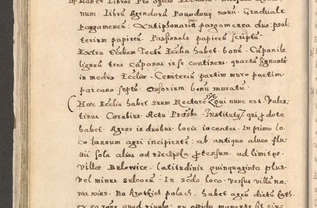Zdjęcie nr 90 dla obiektu archiwalnego: Acta visitationis exterioris decanatuum Oswiecimensis, Novi Montis, Zatoriensis et Skamnesis ad archidiaconatum Cracoviensem pertinentium per R. D. Christophorum Kazimirski, nominatum episcopum Kijoviensem et praepositum Tarnoviensem ex commissione Illustr. Principis D. Georgii, divina miseratione S.R.E. tituli s. Sixti cardinalis presbiteri Radziwiłł nuncupati, episcopatus Cracoviensis administratoris perpetui, in Olica er Nieswież ducis a. D. 1598