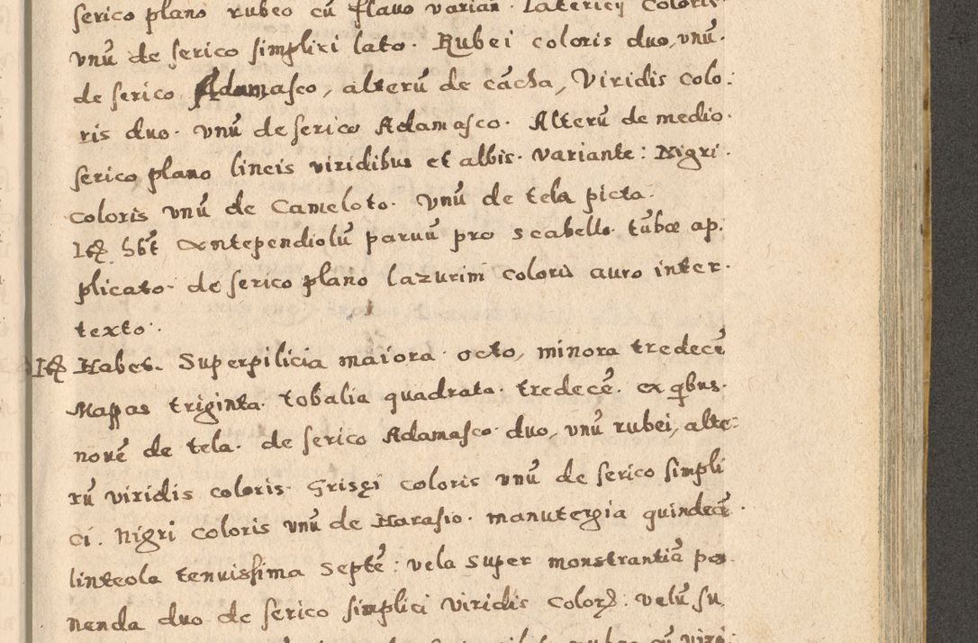 Zdjęcie nr 89 dla obiektu archiwalnego: Acta visitationis exterioris decanatuum Oswiecimensis, Novi Montis, Zatoriensis et Skamnesis ad archidiaconatum Cracoviensem pertinentium per R. D. Christophorum Kazimirski, nominatum episcopum Kijoviensem et praepositum Tarnoviensem ex commissione Illustr. Principis D. Georgii, divina miseratione S.R.E. tituli s. Sixti cardinalis presbiteri Radziwiłł nuncupati, episcopatus Cracoviensis administratoris perpetui, in Olica er Nieswież ducis a. D. 1598