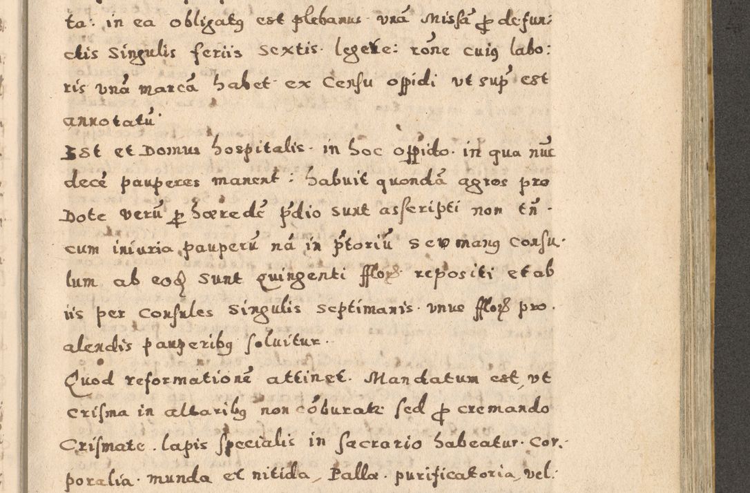 Zdjęcie nr 79 dla obiektu archiwalnego: Acta visitationis exterioris decanatuum Oswiecimensis, Novi Montis, Zatoriensis et Skamnesis ad archidiaconatum Cracoviensem pertinentium per R. D. Christophorum Kazimirski, nominatum episcopum Kijoviensem et praepositum Tarnoviensem ex commissione Illustr. Principis D. Georgii, divina miseratione S.R.E. tituli s. Sixti cardinalis presbiteri Radziwiłł nuncupati, episcopatus Cracoviensis administratoris perpetui, in Olica er Nieswież ducis a. D. 1598