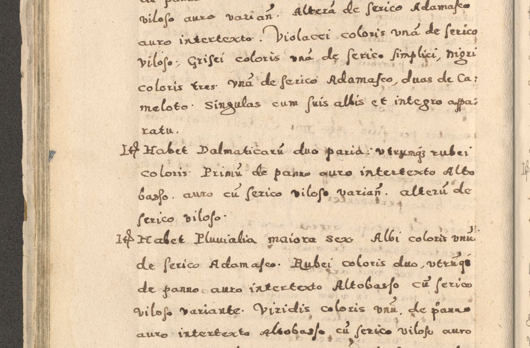 Zdjęcie nr 74 dla obiektu archiwalnego: Acta visitationis exterioris decanatuum Oswiecimensis, Novi Montis, Zatoriensis et Skamnesis ad archidiaconatum Cracoviensem pertinentium per R. D. Christophorum Kazimirski, nominatum episcopum Kijoviensem et praepositum Tarnoviensem ex commissione Illustr. Principis D. Georgii, divina miseratione S.R.E. tituli s. Sixti cardinalis presbiteri Radziwiłł nuncupati, episcopatus Cracoviensis administratoris perpetui, in Olica er Nieswież ducis a. D. 1598