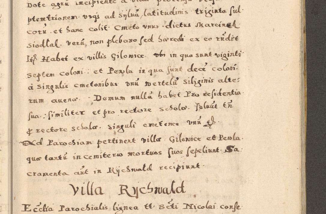 Zdjęcie nr 63 dla obiektu archiwalnego: Acta visitationis exterioris decanatuum Oswiecimensis, Novi Montis, Zatoriensis et Skamnesis ad archidiaconatum Cracoviensem pertinentium per R. D. Christophorum Kazimirski, nominatum episcopum Kijoviensem et praepositum Tarnoviensem ex commissione Illustr. Principis D. Georgii, divina miseratione S.R.E. tituli s. Sixti cardinalis presbiteri Radziwiłł nuncupati, episcopatus Cracoviensis administratoris perpetui, in Olica er Nieswież ducis a. D. 1598
