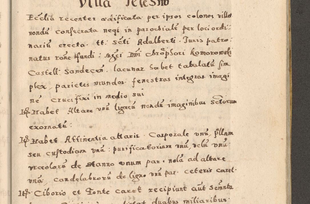 Zdjęcie nr 57 dla obiektu archiwalnego: Acta visitationis exterioris decanatuum Oswiecimensis, Novi Montis, Zatoriensis et Skamnesis ad archidiaconatum Cracoviensem pertinentium per R. D. Christophorum Kazimirski, nominatum episcopum Kijoviensem et praepositum Tarnoviensem ex commissione Illustr. Principis D. Georgii, divina miseratione S.R.E. tituli s. Sixti cardinalis presbiteri Radziwiłł nuncupati, episcopatus Cracoviensis administratoris perpetui, in Olica er Nieswież ducis a. D. 1598