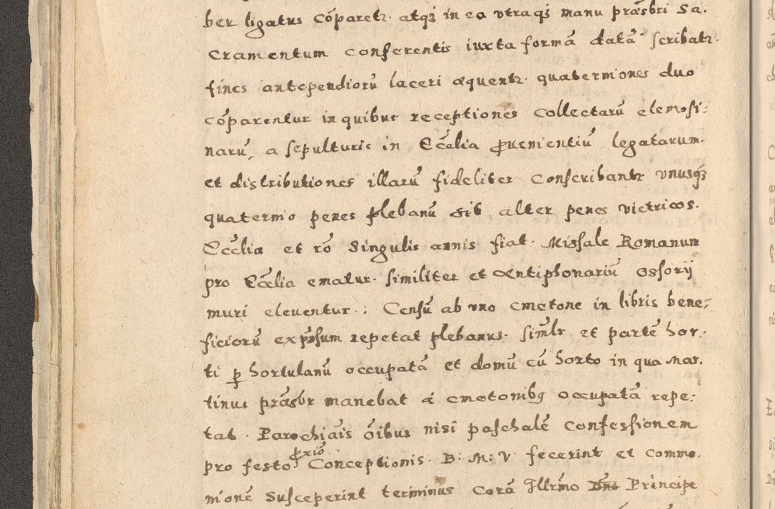 Zdjęcie nr 42 dla obiektu archiwalnego: Acta visitationis exterioris decanatuum Oswiecimensis, Novi Montis, Zatoriensis et Skamnesis ad archidiaconatum Cracoviensem pertinentium per R. D. Christophorum Kazimirski, nominatum episcopum Kijoviensem et praepositum Tarnoviensem ex commissione Illustr. Principis D. Georgii, divina miseratione S.R.E. tituli s. Sixti cardinalis presbiteri Radziwiłł nuncupati, episcopatus Cracoviensis administratoris perpetui, in Olica er Nieswież ducis a. D. 1598