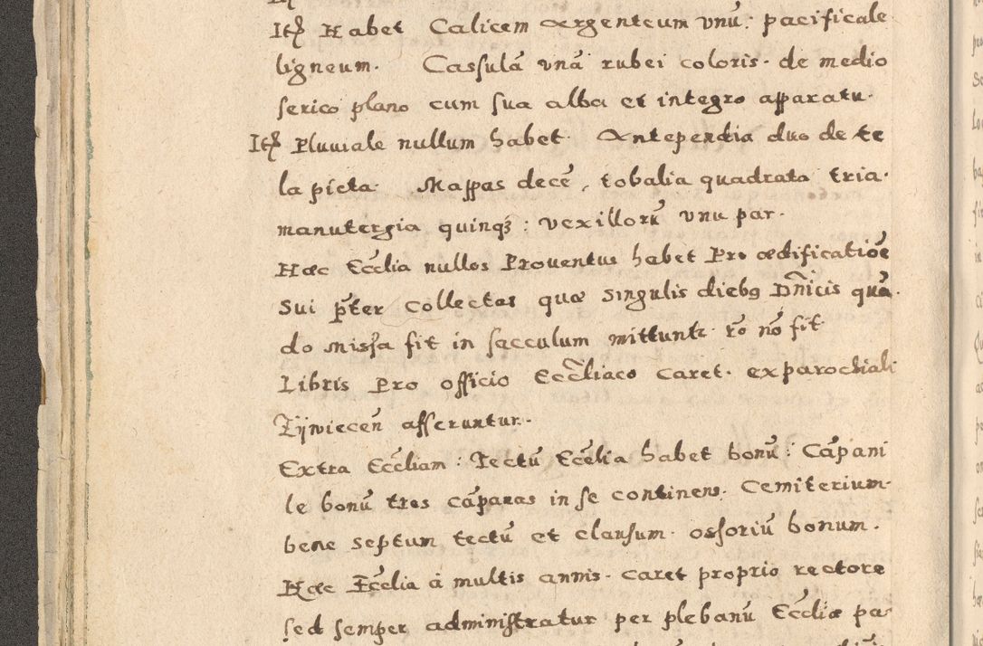 Zdjęcie nr 44 dla obiektu archiwalnego: Acta visitationis exterioris decanatuum Oswiecimensis, Novi Montis, Zatoriensis et Skamnesis ad archidiaconatum Cracoviensem pertinentium per R. D. Christophorum Kazimirski, nominatum episcopum Kijoviensem et praepositum Tarnoviensem ex commissione Illustr. Principis D. Georgii, divina miseratione S.R.E. tituli s. Sixti cardinalis presbiteri Radziwiłł nuncupati, episcopatus Cracoviensis administratoris perpetui, in Olica er Nieswież ducis a. D. 1598