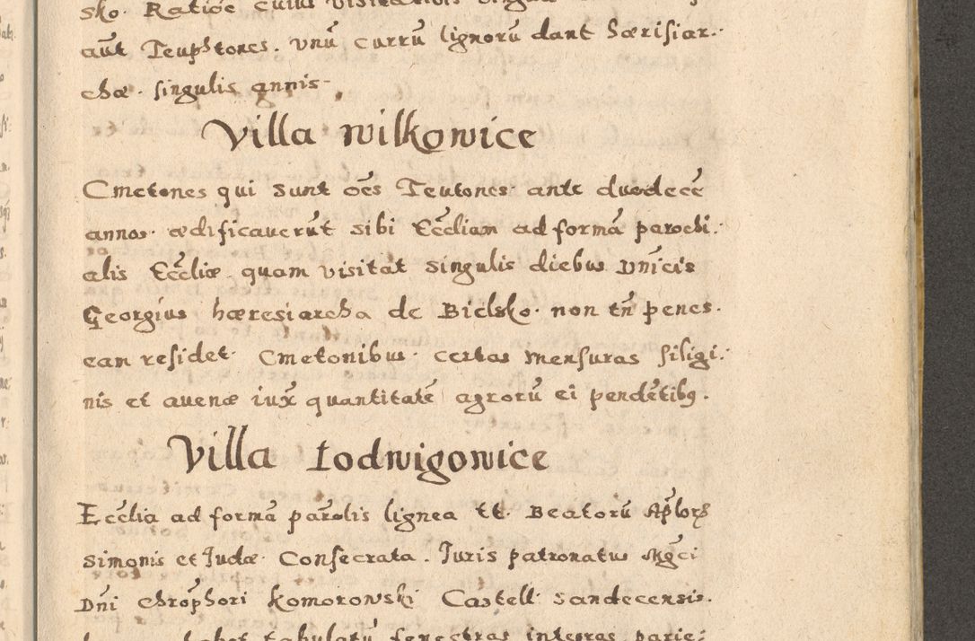 Zdjęcie nr 43 dla obiektu archiwalnego: Acta visitationis exterioris decanatuum Oswiecimensis, Novi Montis, Zatoriensis et Skamnesis ad archidiaconatum Cracoviensem pertinentium per R. D. Christophorum Kazimirski, nominatum episcopum Kijoviensem et praepositum Tarnoviensem ex commissione Illustr. Principis D. Georgii, divina miseratione S.R.E. tituli s. Sixti cardinalis presbiteri Radziwiłł nuncupati, episcopatus Cracoviensis administratoris perpetui, in Olica er Nieswież ducis a. D. 1598