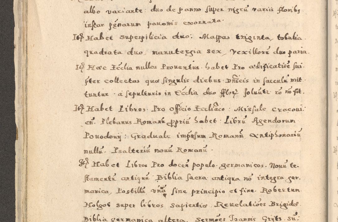 Zdjęcie nr 40 dla obiektu archiwalnego: Acta visitationis exterioris decanatuum Oswiecimensis, Novi Montis, Zatoriensis et Skamnesis ad archidiaconatum Cracoviensem pertinentium per R. D. Christophorum Kazimirski, nominatum episcopum Kijoviensem et praepositum Tarnoviensem ex commissione Illustr. Principis D. Georgii, divina miseratione S.R.E. tituli s. Sixti cardinalis presbiteri Radziwiłł nuncupati, episcopatus Cracoviensis administratoris perpetui, in Olica er Nieswież ducis a. D. 1598
