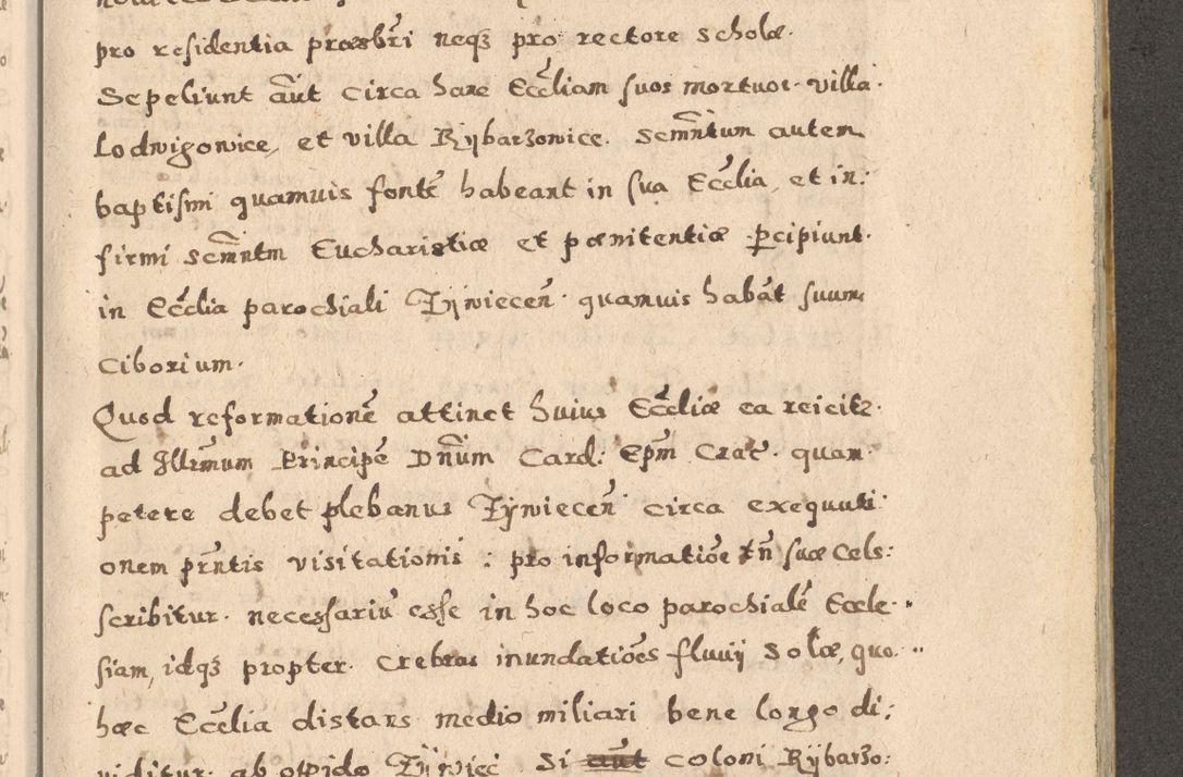 Zdjęcie nr 45 dla obiektu archiwalnego: Acta visitationis exterioris decanatuum Oswiecimensis, Novi Montis, Zatoriensis et Skamnesis ad archidiaconatum Cracoviensem pertinentium per R. D. Christophorum Kazimirski, nominatum episcopum Kijoviensem et praepositum Tarnoviensem ex commissione Illustr. Principis D. Georgii, divina miseratione S.R.E. tituli s. Sixti cardinalis presbiteri Radziwiłł nuncupati, episcopatus Cracoviensis administratoris perpetui, in Olica er Nieswież ducis a. D. 1598