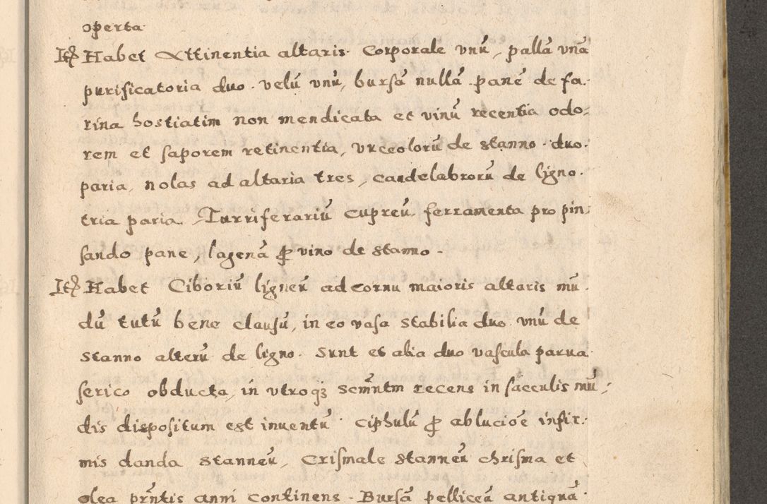 Zdjęcie nr 35 dla obiektu archiwalnego: Acta visitationis exterioris decanatuum Oswiecimensis, Novi Montis, Zatoriensis et Skamnesis ad archidiaconatum Cracoviensem pertinentium per R. D. Christophorum Kazimirski, nominatum episcopum Kijoviensem et praepositum Tarnoviensem ex commissione Illustr. Principis D. Georgii, divina miseratione S.R.E. tituli s. Sixti cardinalis presbiteri Radziwiłł nuncupati, episcopatus Cracoviensis administratoris perpetui, in Olica er Nieswież ducis a. D. 1598