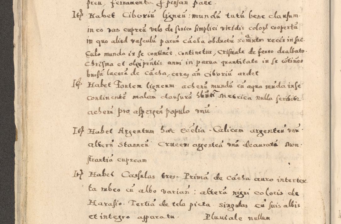 Zdjęcie nr 28 dla obiektu archiwalnego: Acta visitationis exterioris decanatuum Oswiecimensis, Novi Montis, Zatoriensis et Skamnesis ad archidiaconatum Cracoviensem pertinentium per R. D. Christophorum Kazimirski, nominatum episcopum Kijoviensem et praepositum Tarnoviensem ex commissione Illustr. Principis D. Georgii, divina miseratione S.R.E. tituli s. Sixti cardinalis presbiteri Radziwiłł nuncupati, episcopatus Cracoviensis administratoris perpetui, in Olica er Nieswież ducis a. D. 1598