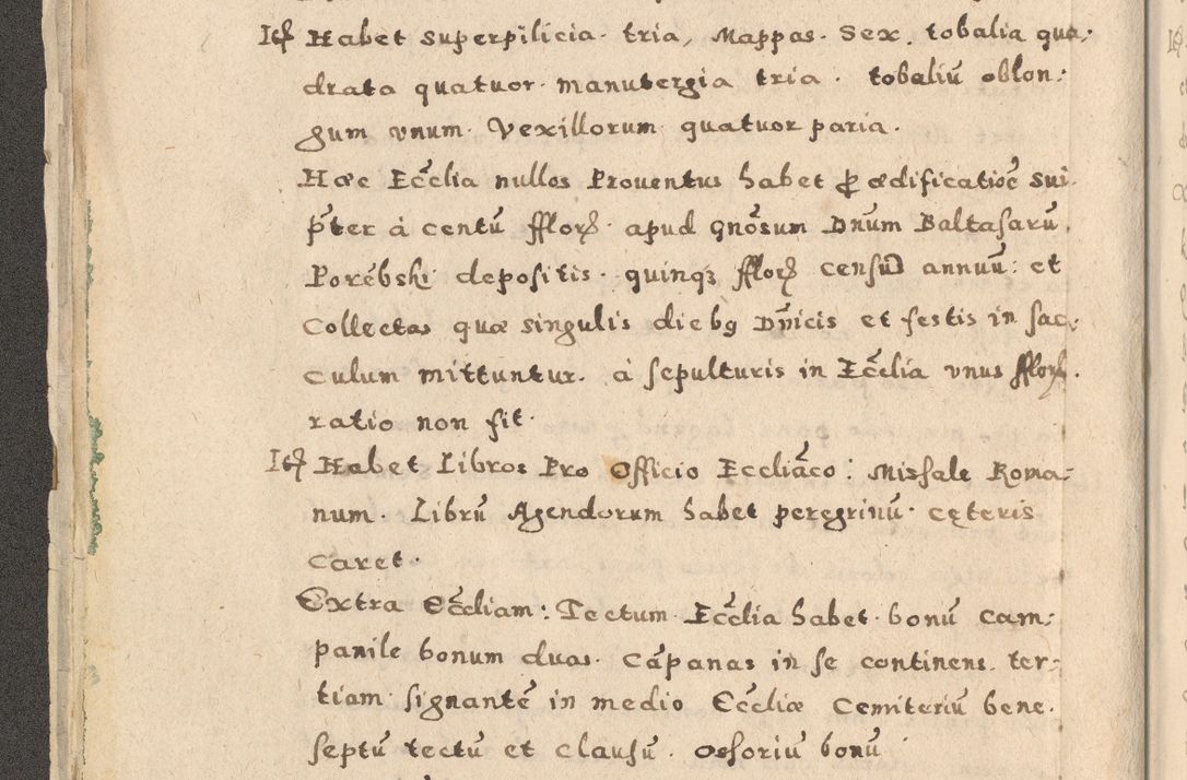 Zdjęcie nr 20 dla obiektu archiwalnego: Acta visitationis exterioris decanatuum Oswiecimensis, Novi Montis, Zatoriensis et Skamnesis ad archidiaconatum Cracoviensem pertinentium per R. D. Christophorum Kazimirski, nominatum episcopum Kijoviensem et praepositum Tarnoviensem ex commissione Illustr. Principis D. Georgii, divina miseratione S.R.E. tituli s. Sixti cardinalis presbiteri Radziwiłł nuncupati, episcopatus Cracoviensis administratoris perpetui, in Olica er Nieswież ducis a. D. 1598