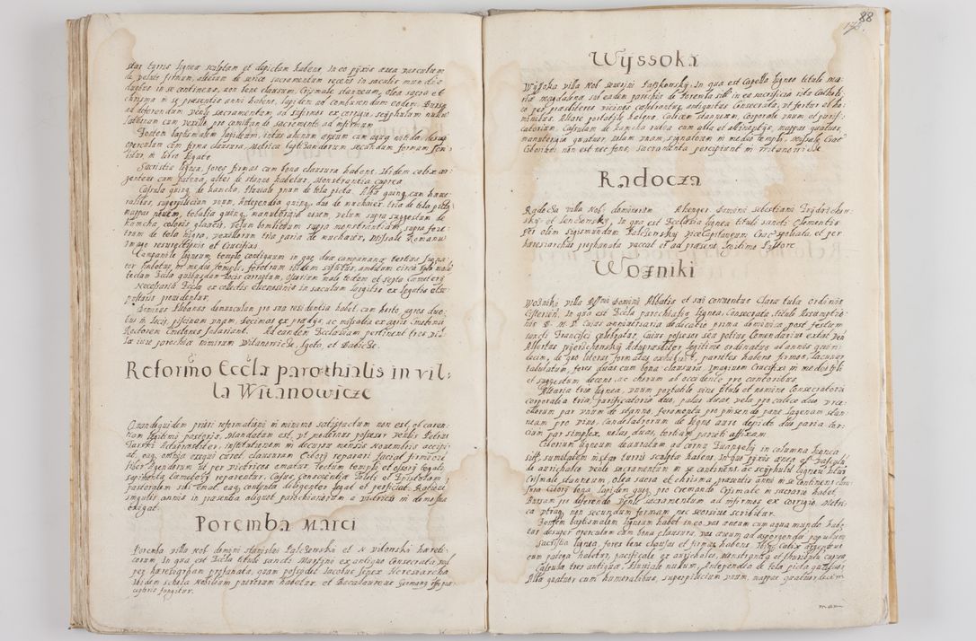 Zdjęcie nr 93 dla obiektu archiwalnego: Visitatio decanatuum Novi Montis, Volbromiensis, Leloviensis et Zatoriensis de mandato R. D. Bernardi Maciejowski, episcopi Cracoviensis et ducis Severiensis a. D. 1602